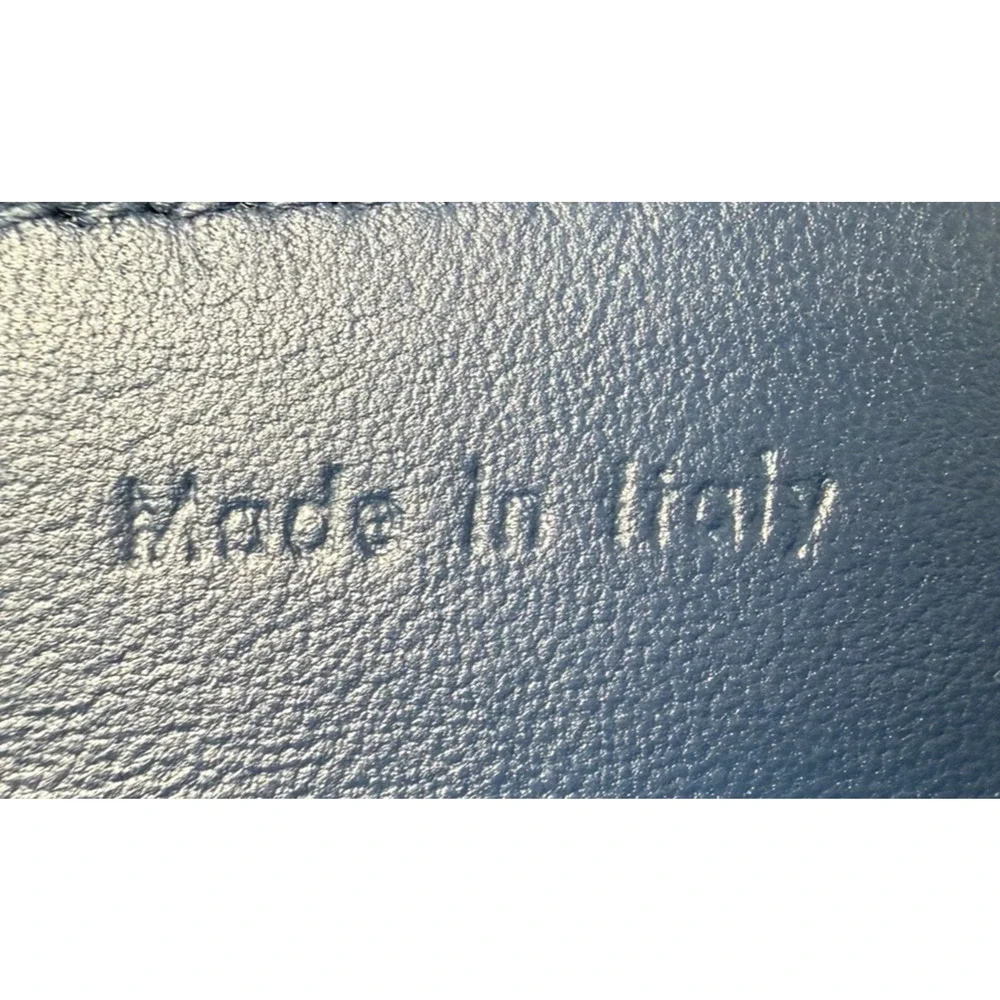 Celine Classic Box Bag Medium Blue Calfskin Leather Gold-Tone Hardware R1 - Picture 15 of 16